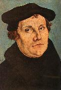 Lucas  Cranach Portrait of Martin Luther oil on canvas
